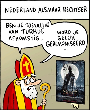 Sinterklaasfun: Nederland wordt steeds rechtser